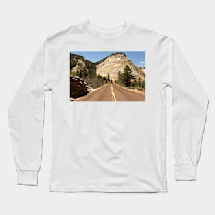 Road To Checkerboard Rock © Long Sleeve T-Shirt